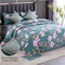 Venessa 5 Piece Set - One King Size Bedsheet with 2 Quilted Cushions & 2 Pillow Covers